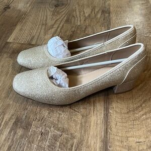 🪴Idifu Gold Sparkle Heels Size 11